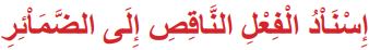 إسناد الفعل الناقص إلى الضمائر